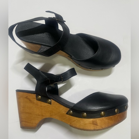 Cordani Black Clogs 9.5 - Picture 2 of 13